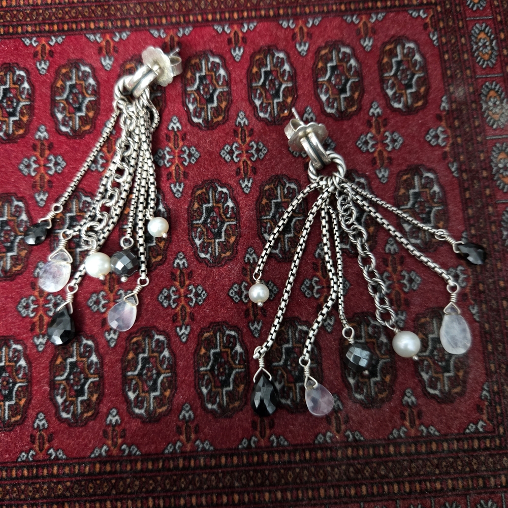 David Yurman Silver Earrings